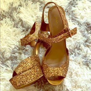 Sparkle Gold Heels